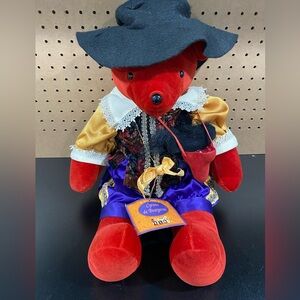 RARE! VINTAGE 1991 NORTH AMERICAN BEAR COMPANY CYRANO DE BEARGERAC BEAR 22" TALL
